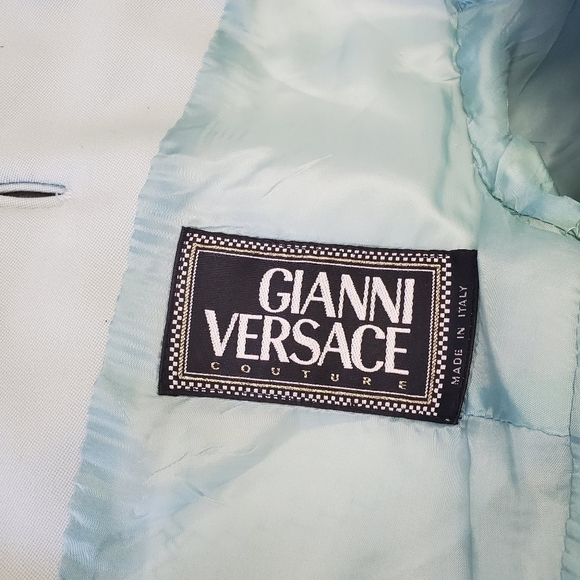 Gianni Versace button blazer jacket - Picture 6 of 7